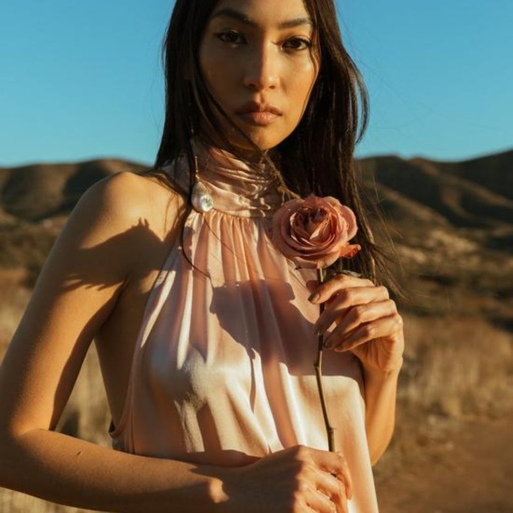 Custom Renee Gown - SIZE 2 / Capri Blue / Shiny - Picture 4 of 9